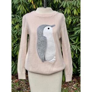 Super Cute Chelsea & Theodore Whimsical Penguin Sweater  XS EUC